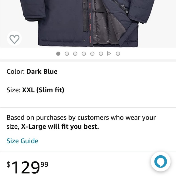 Mens snow jacket size XL - Picture 8 of 9